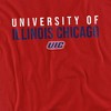 Men's University of Illinois Chicago Official Stacked T-Shirt Stacked - 2 of 4