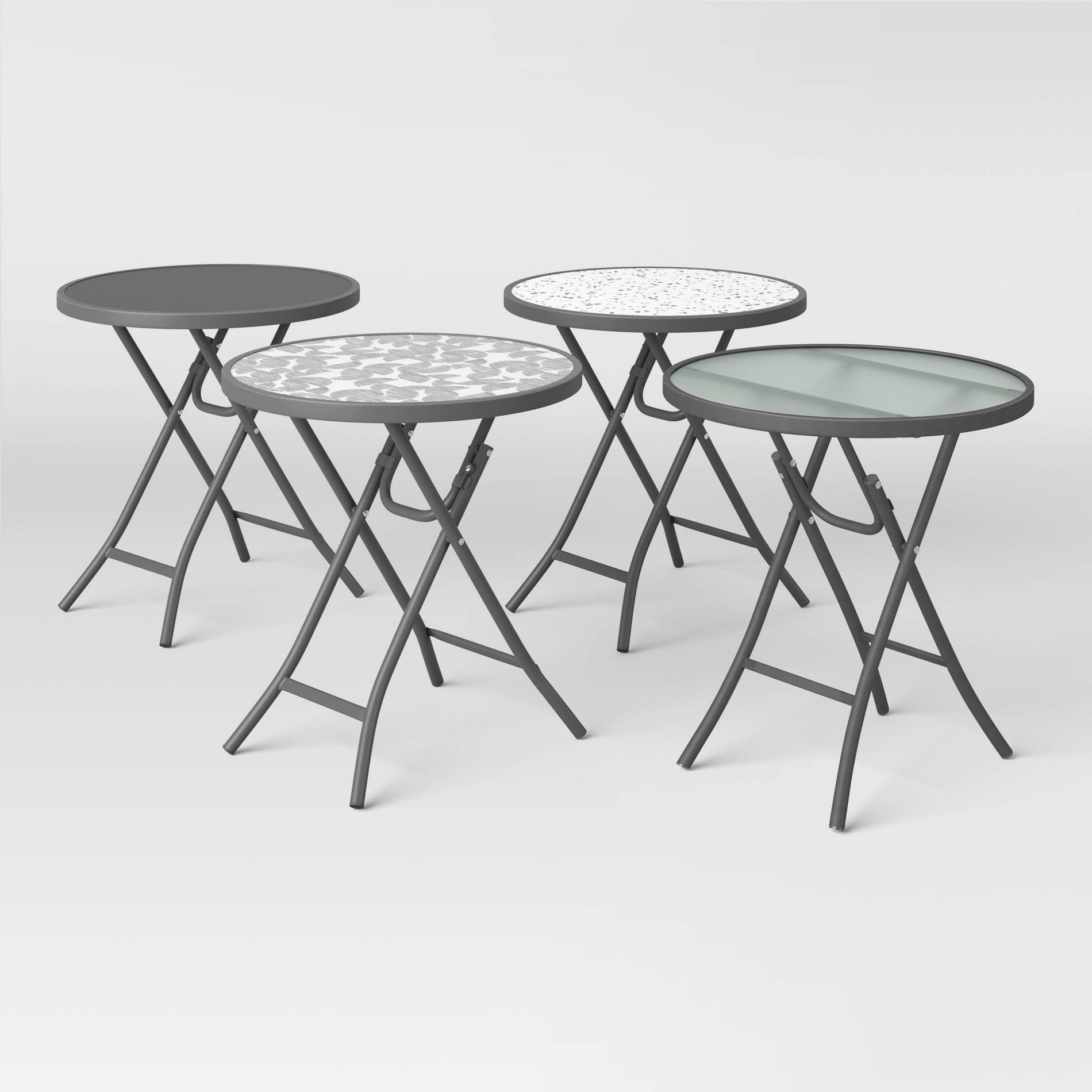 Folding Round Patio Accent Table - Room Essentials™