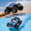 Waterproof Monster Truck RC Car, 4WD Amphibious Remote Control , All - Terrain Off - Road Vehicle - 2 of 4