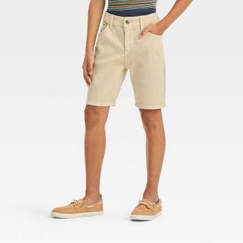Boys' Relaxed Tapered 'At the Knee' Flat Front Jean Shorts - Cat & Jack™