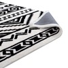 Modway Haku Geometric 8x10 Area Rug With Contemporary Design In Black and White - 4 of 4