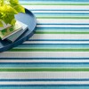 Annie Selke - Dash & Albert Always Greener Blue/Green Handwoven Indoor/Outdoor Rug - 4 of 4