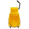 Dryser 33 Quart Commercial Mop Bucket with Side Press Wringer - 3 of 4