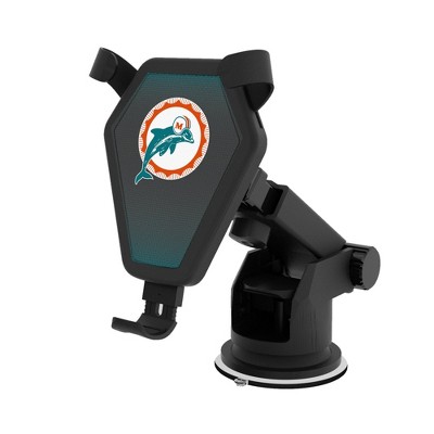 Keyscaper Miami Dolphins 1966-1973 Historic Collection Linen 10-Watt Wireless Car Charger