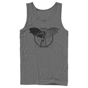 Men's Batman Caped Crusader Schematics Tank Top - 1 of 3