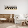 Stupell Industries Grazing Bison Foggy Countryside, 48" x 20" - 2 of 4
