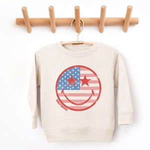 The Juniper Shop SmileyWorld Flag Smiley Face Toddler Sweatshirt - 1 of 4