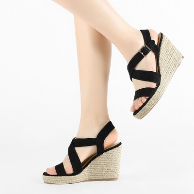 black platform sandals target
