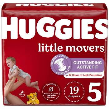 Huggies Little Movers Baby Disposable Diapers - (Select Size and Count)
