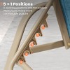Pellebant Outdoor Lounger Aluminum Adjustable Chaise Lounge Chairs with Arms (Set of 2) - 4 of 4