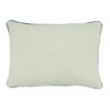 14"x20" Oversize Poly Filled Beach Design Lumbar Throw Pillow Ivory - Saro Lifestyle: Cotton, Zipper Closure, Indoor Use - 2 of 3