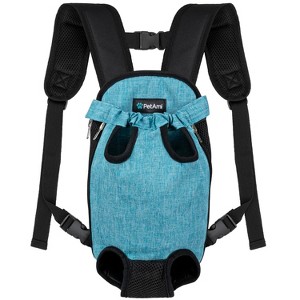 PetAmi Dog Carrier Backpack, Adjustable Ventilated Front Chest Sling Bag, Hiking Camping Travel Pet Puppy Cat - 1 of 4