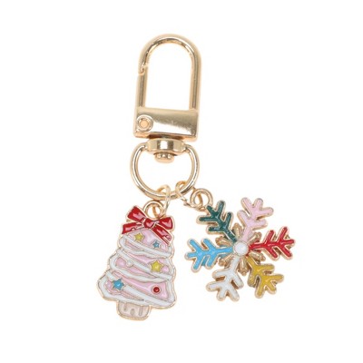 Unique Bargains Christmas Keychain Lobster Clasp Keychain Zinc Alloy 2.17"