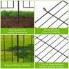 Decorative Garden Fence,10 Panels No Dig Decorative Fence for Outdoor,Yard, Patio,Animal Barrier Rustproof Metal Wire Panel,Temporary Dog Fencing - 2 of 4
