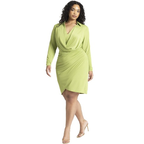 Eloquii green outlet dress