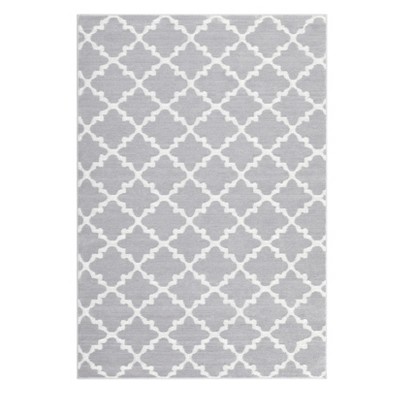 Modern Rug Non Slip Low Pile Rug Soft Contemporary Throw Floor Cover Foldable Indoor Carpet for Living Room Bedroom Playroom Nursery