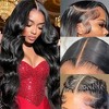 Jessie's Wig 10-30Inch Lace Frontal Straight Glueless Wig 5X6 Lace Natural Black 1 Pc/Pack - 2 of 4