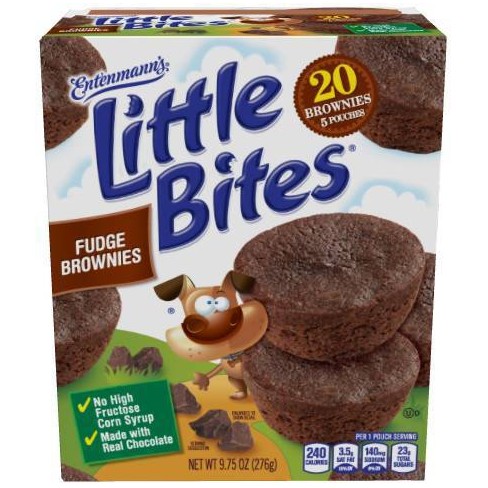 Entenmann's Little Bites Brownie Muffins - 8.25oz : Target