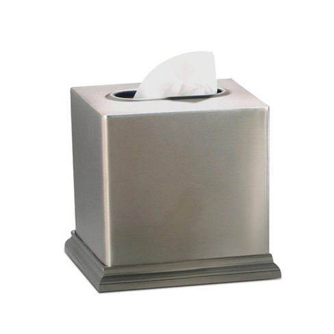 Polished nickel clearance tissue box cover