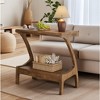 Resenkos Wooden End Table, Brown Living Room Accent, Home Sofa Side, Stylish Furniture Table, Perfect for Living Spaces, Brown - 4 of 4