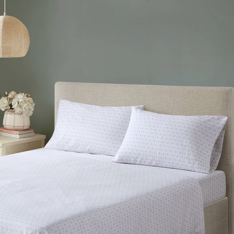 Madison Park Robin Floral Comforter Bedding Set with Bed Sheets Mauve, 5 of 13