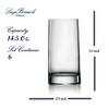 Luigi Bormioli Veronese Highball Glasses - Set of 6 - 2 of 4