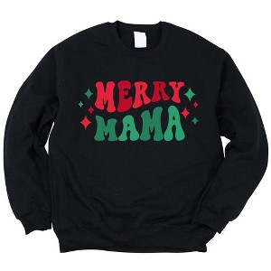 Simply Sage Market Women's Graphic Sweatshirt Merry Mama Stars - 1 of 4