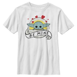 Boy's Star Wars The Mandalorian The Child Be Mine Bassinet T-Shirt - 1 of 4