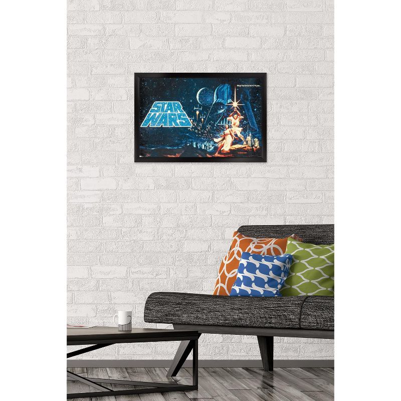 Trends International Star Wars: A New Hope - Horizontal Banner Framed Wall Poster Prints, 2 of 7