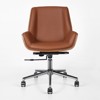 Lycvki Solid Wood Genuine Leather Executive Office Chair - 2 of 4