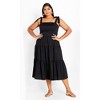 Women's Plus Size Corrine Maxi Dress - black | CITY CHIC - image 2 of 4