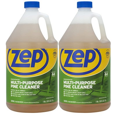 ZEP Pine Multi-Purpose Cleaner - 1 Gallon - All-Purpose Cleaner for Business and Home - 128 Ounce (Case of 2)