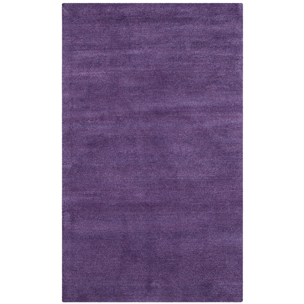 3'x5' Solid Tufted Accent Rug Purple - Safavieh