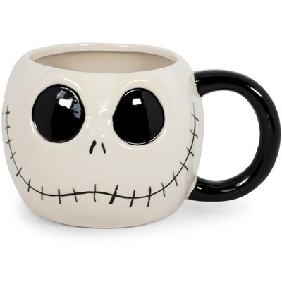 The Nightmare Before Christmas Jack Skellington Sculpted Coffee Mug | 20 Ounces