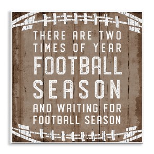 Stupell Industries Time of Year Football Season Wall Plaque Art - 1 of 4