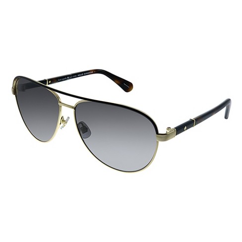 Kate Spade Emilyann/s 06j Womens Aviator Sunglasses Gold Havana