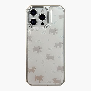 Alilang Clear Phone Case with Puppy Print Pattern Cute Dog Design  Lightweight Protective Cover - iPhone 15 Pro Max : Target