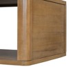 CAVINAS Modern Wooden Side Table Square Coffee Table with 4 Storage Drawers, End Table for Living Room, Bedroom - 4 of 4