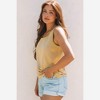 Amaryllis Women’s Sleeveless Tank Top Lightweight Relaxed Fit Casual Everyday Wear Basic Scoop Neck - 2 of 4