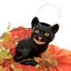 Cody Foster 10.75 In Mischievous Cat Candy Bucket Halloween Decorative Bucket , Lightweight Halloween Decor Retro Spooky (1PC) - 3 of 3