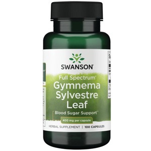 Swanson Herbal Supplements Full Spectrum Gymnema Sylvestre Leaf 400 mg Capsule 100ct. - 1 of 2