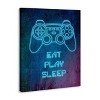 Stupell Industries 20"x16" Kids' Eat Play Sleep Neon Wall Art Unframed - 3 of 4