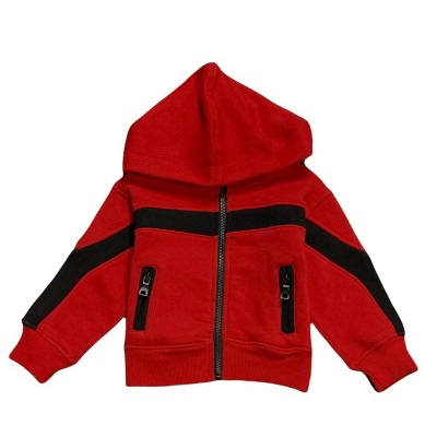 Gender Neutral Boys' Fleece Track Hoodie - JORDAN CRAIG