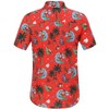 WhizMax Men's Christmas Hawaiian Shirts Printed Button Down Ugly X-Mas Christmas Vacation Short Sleeve Shirts - 3 of 4