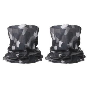 Unique Bargains Breathable Elastic Cycling Fishing Sport Neck Gaiter Face Masks 2 Pcs - 1 of 4