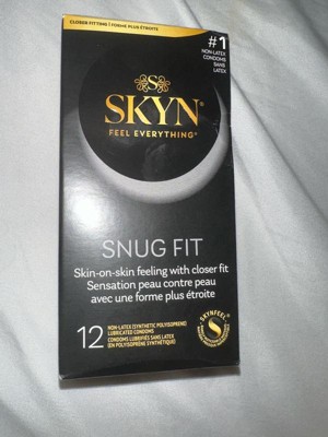 snug fit non lubricated condoms SKYN Snug Fit Non-Latex Lubricated Condoms
