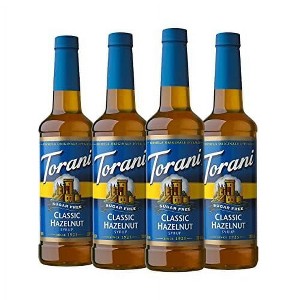 Torani Sugar Free Syrup, Classic Hazelnut, 25.4 Ounces (Pack Of 4) - 1 of 1