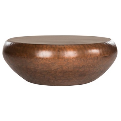 Krum Coffee Table Copper - Safavieh