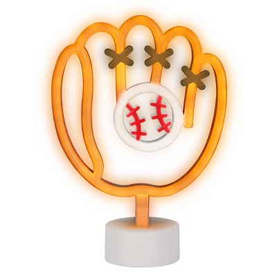 FUN DAY Baseball Glove Neon Light Table Lamp