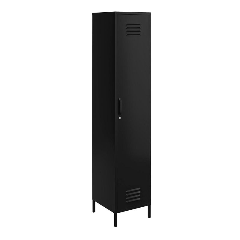 RealRooms Shadwick Single Metal Locker Storage Cabinet, 6 of 14
